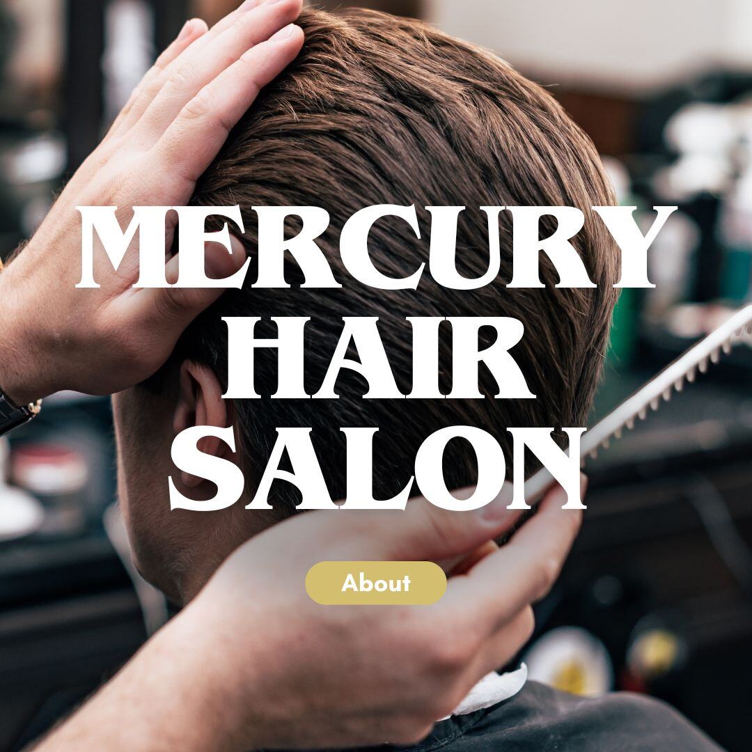 Mercury Hair Salon website cover